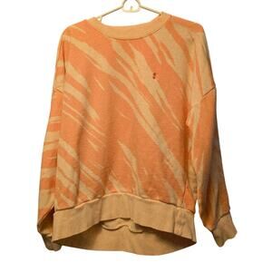 Sweaty Betty zebra striped sweatshirt